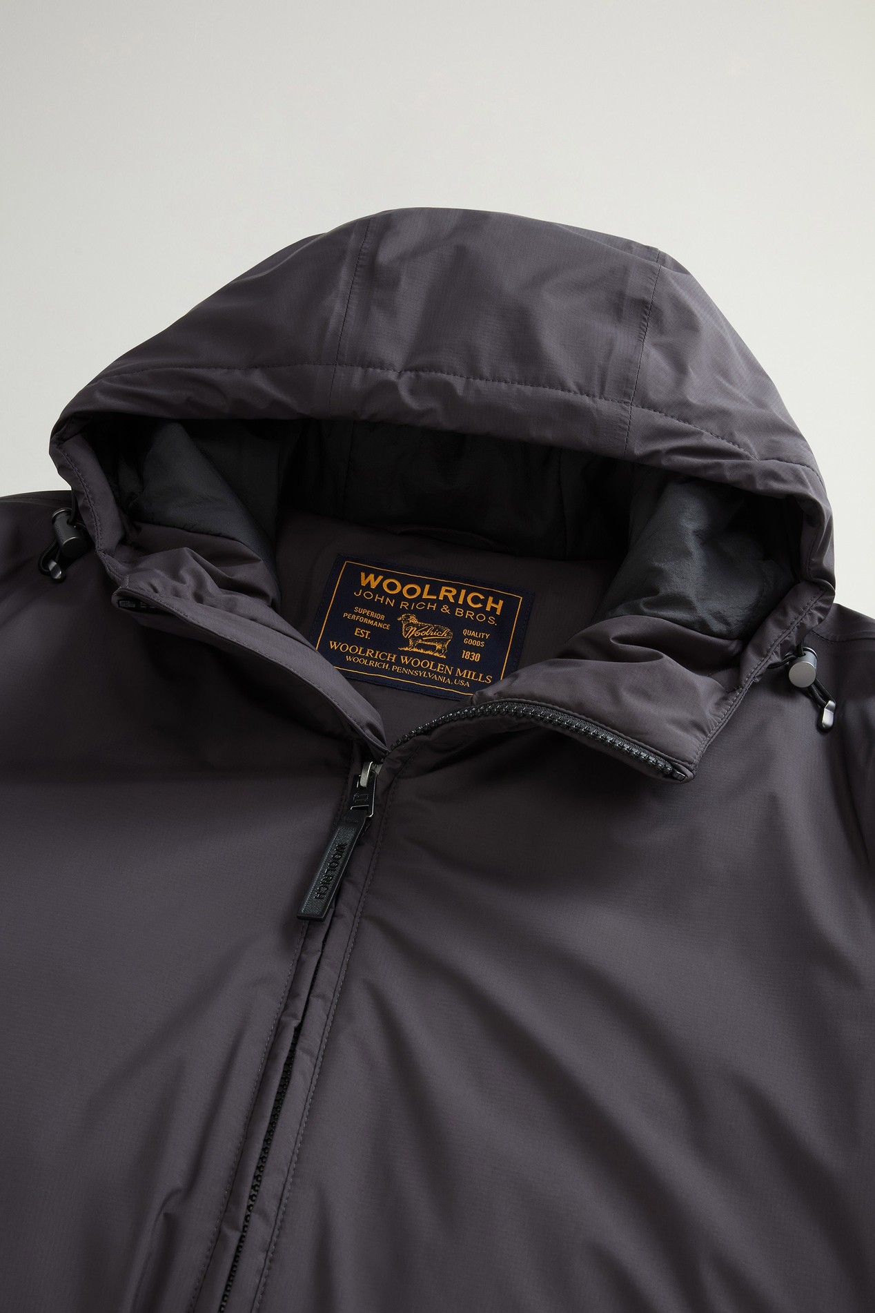 Jacket in Light Micro Ripstop Gray photo 6 | Woolrich