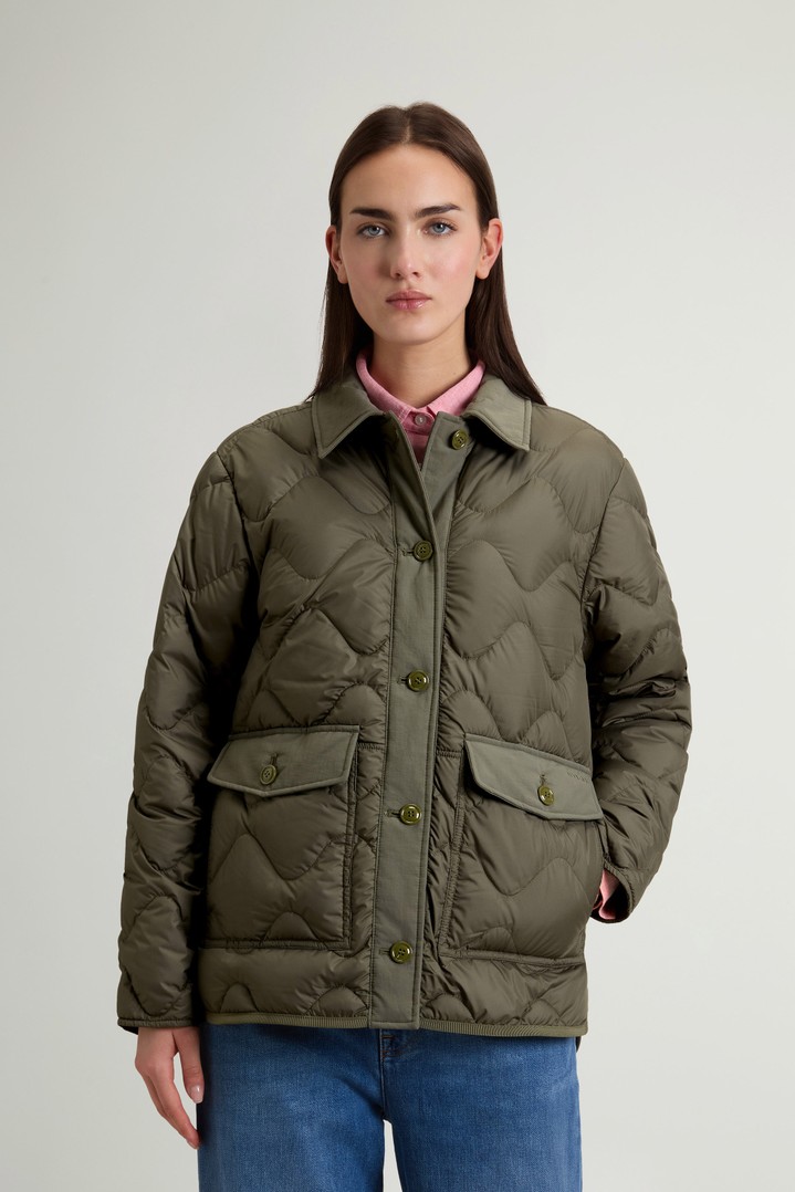 Quilted Microfiber Heritage Jacket Green photo 1 | Woolrich