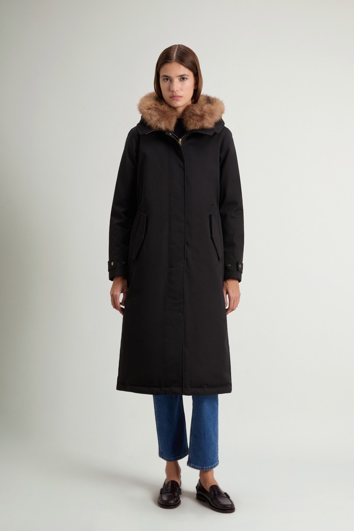 Long Padded Parka in Best Cotton Black photo 1 | Woolrich