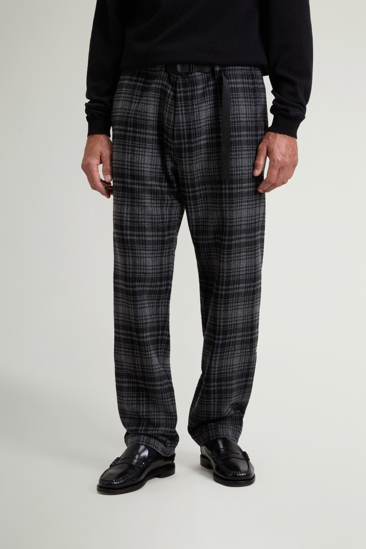 WOOL BLEND FLANNEL EASY PANT Gray photo 1 | Woolrich