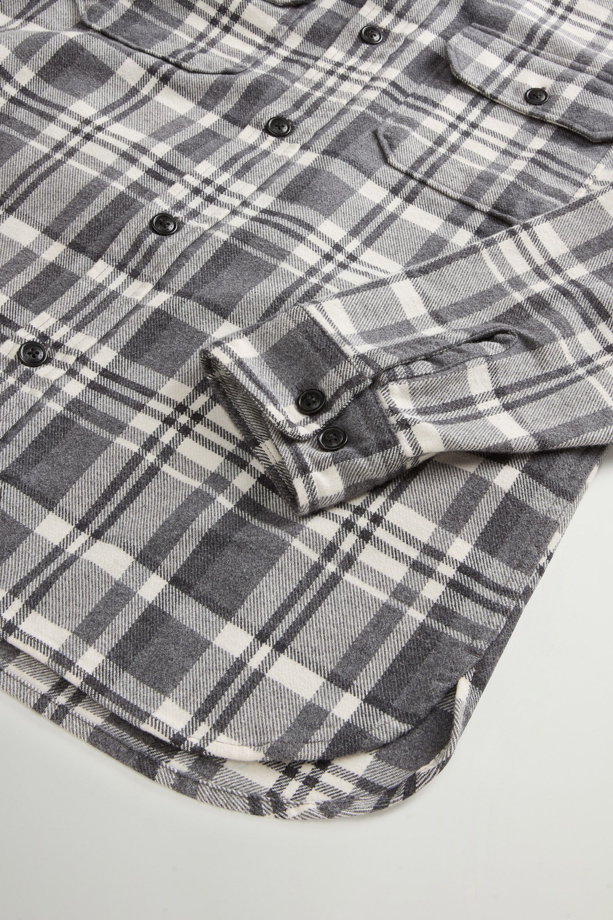 HEAVY COTTON SHIRT Gray photo 7 | Woolrich