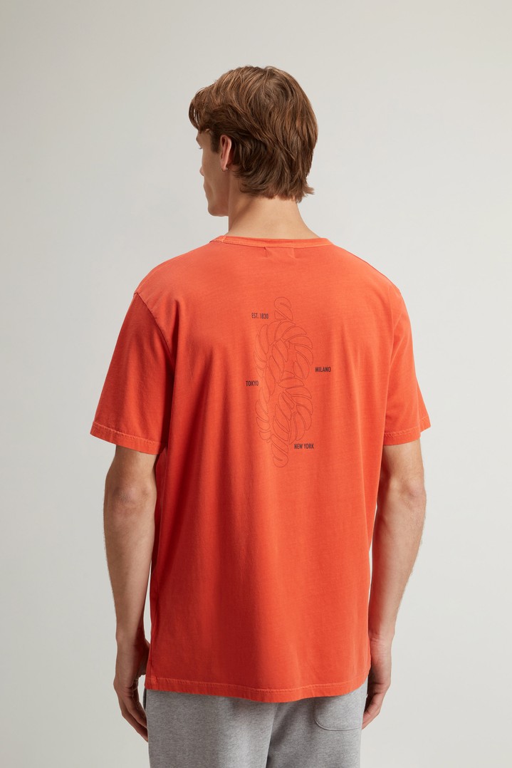 LIGHT GD GRAPHIC T-SHIRT Orange photo 3 | Woolrich