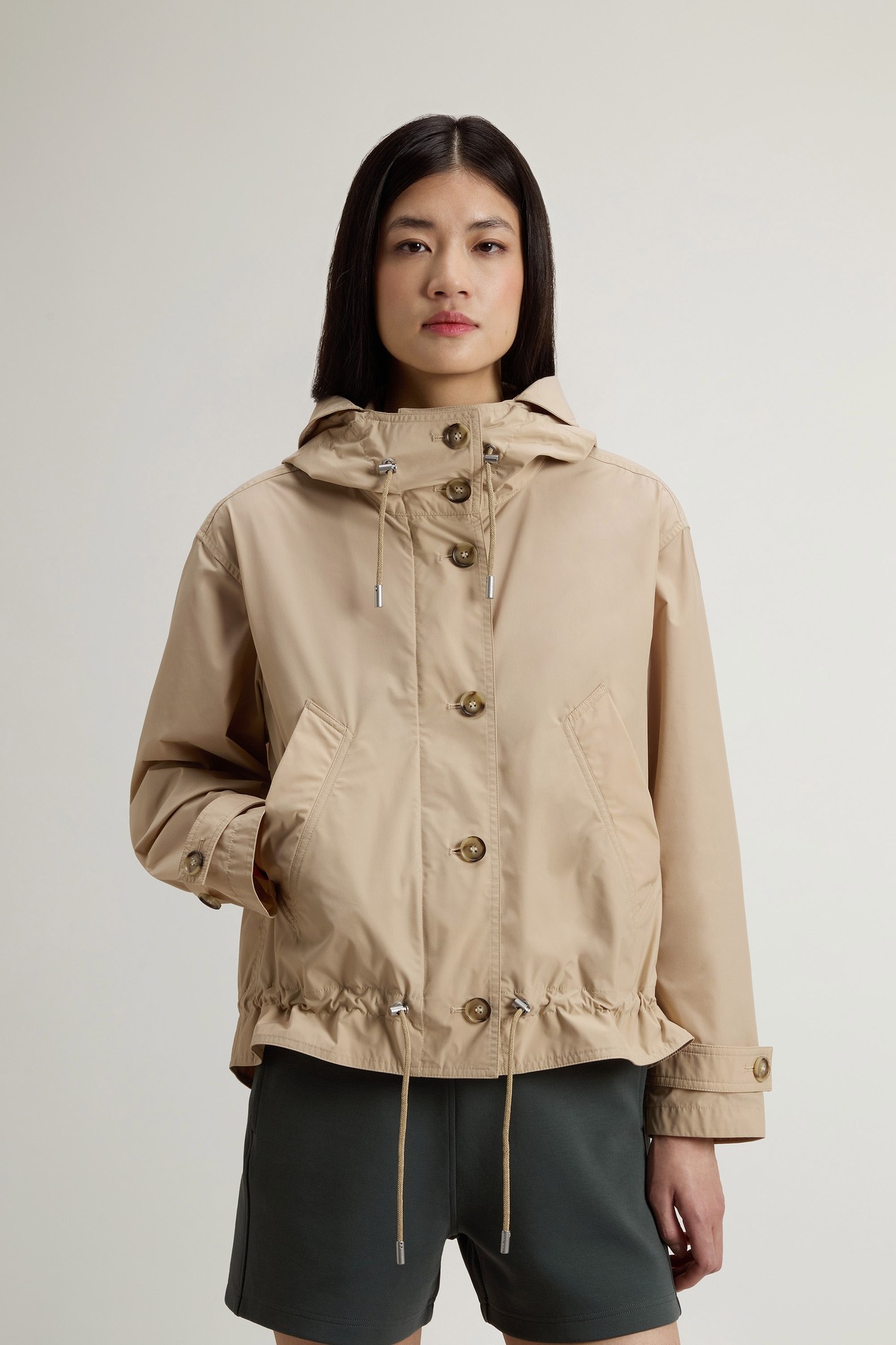 Short Urban Touch Parka Beige photo 1 | Woolrich