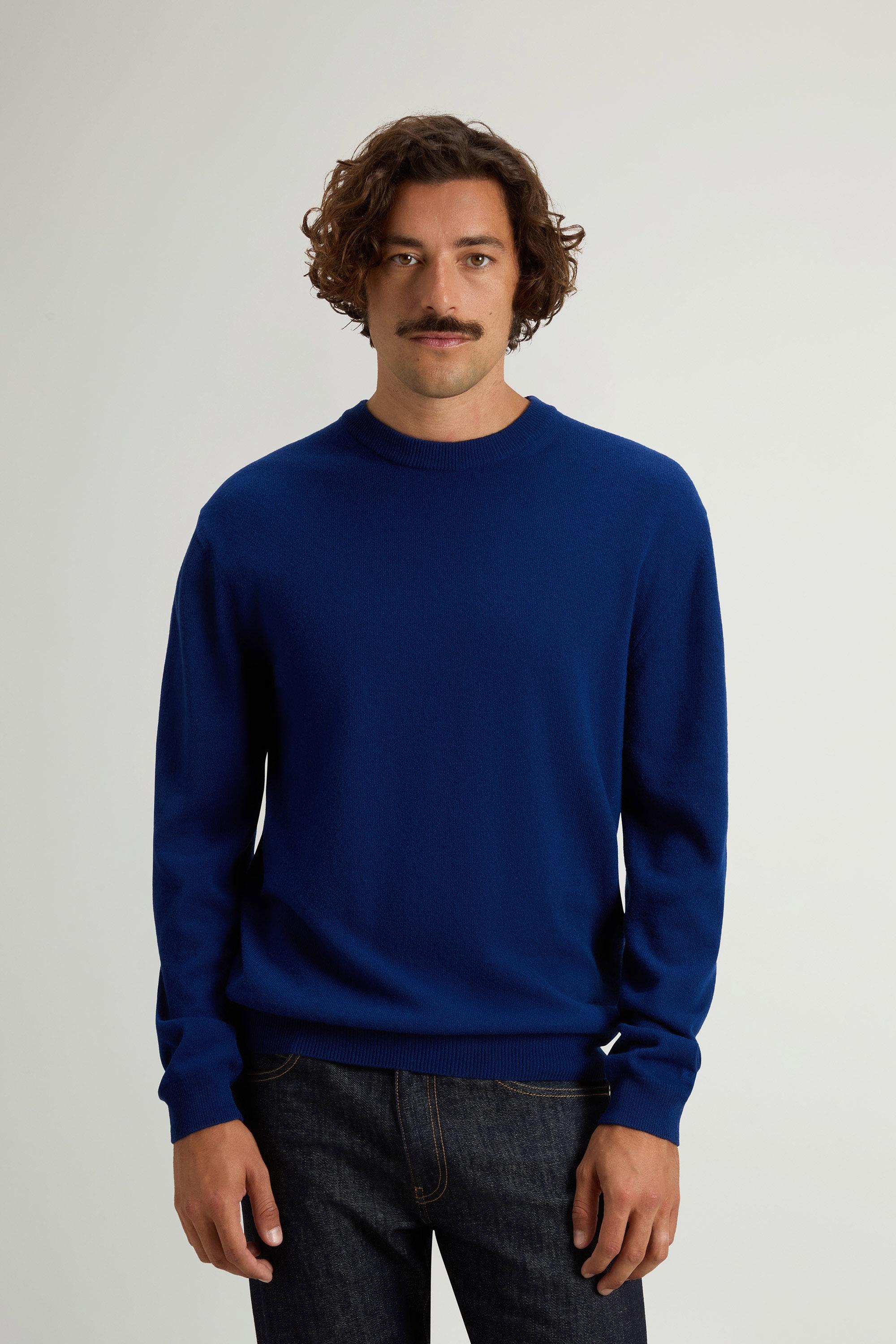 Crewneck Sweater in Pure Virgin Wool Blue photo 1 | Woolrich