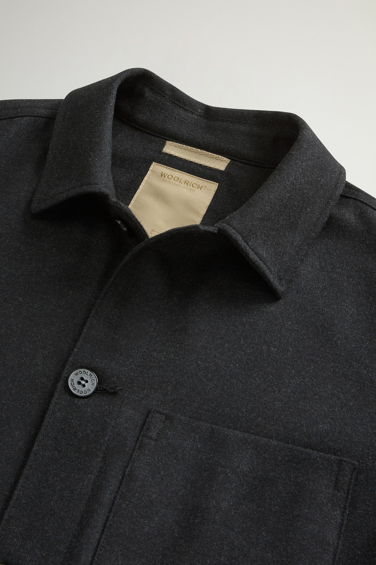 WOOL BLEND CHORE JACKET Gray photo 6 | Woolrich