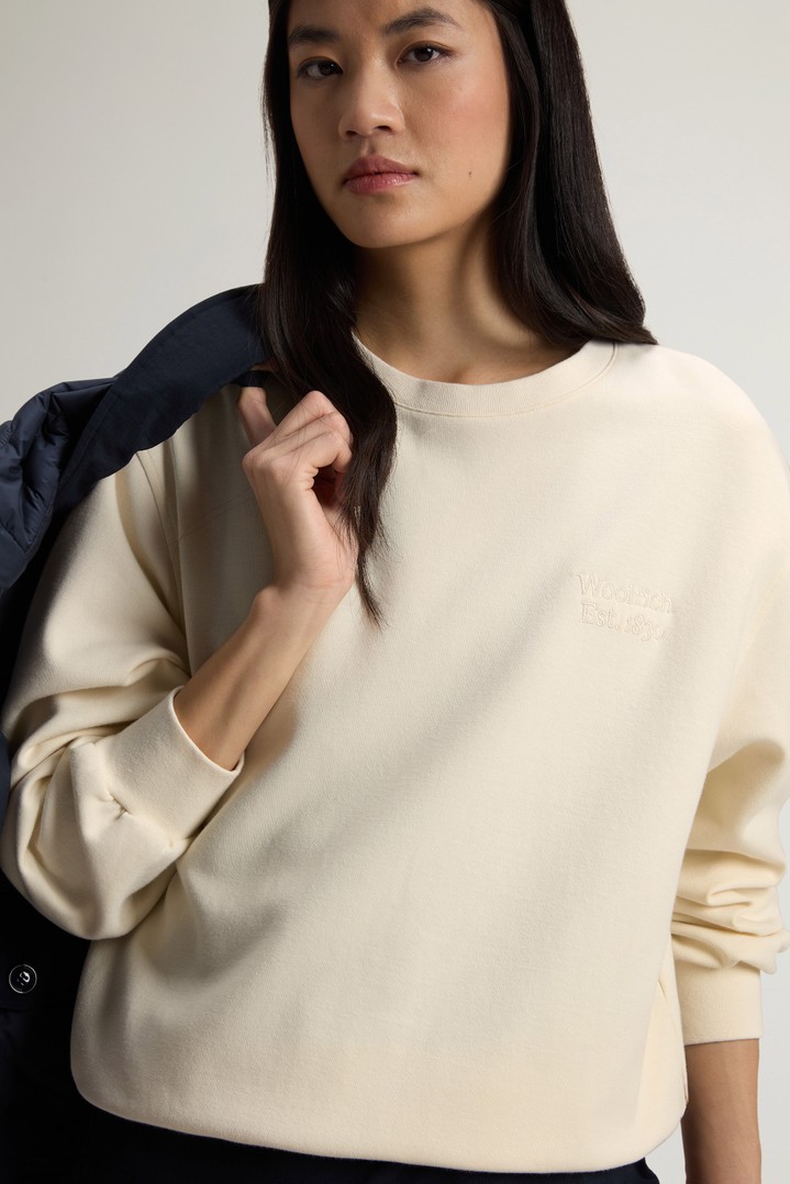 INTERLOCK CREWNECK White photo 4 | Woolrich