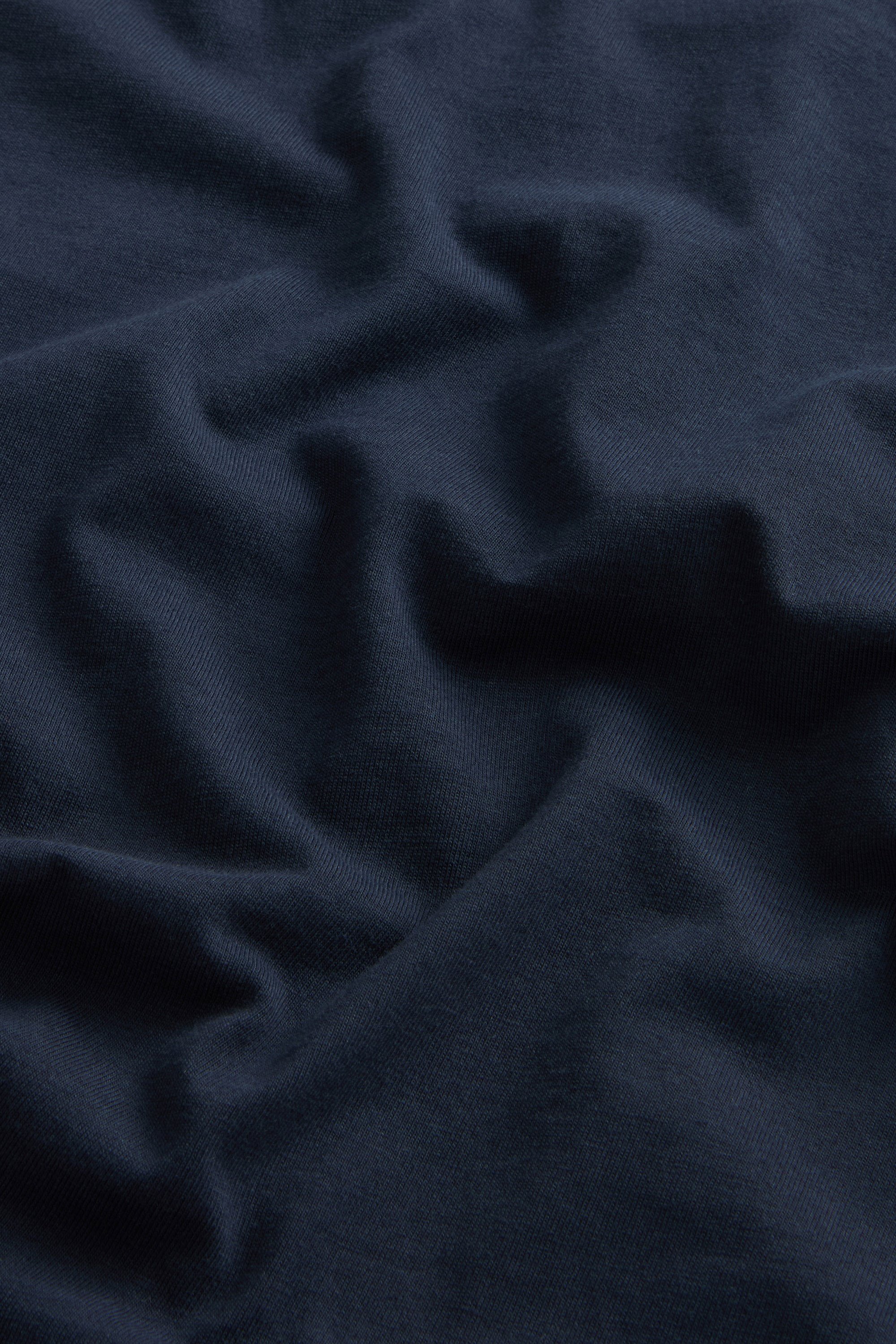 COTTON LOGO POCKET T-SHIRT Blue photo 7 | Woolrich