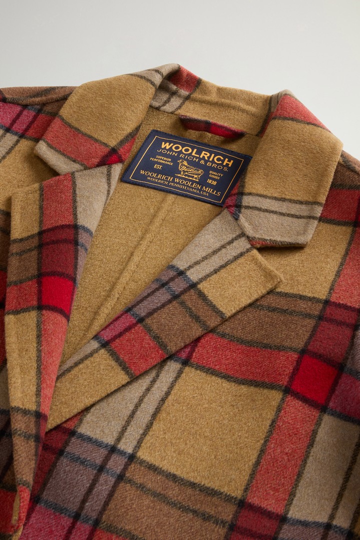 Coat in Double-Face Pure Wool Red photo 6 | Woolrich
