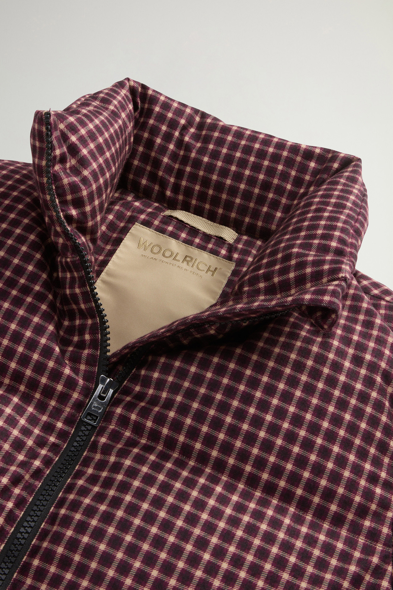 Down Jacket in Two-Layered Fabric Burgundy photo 6 | Woolrich