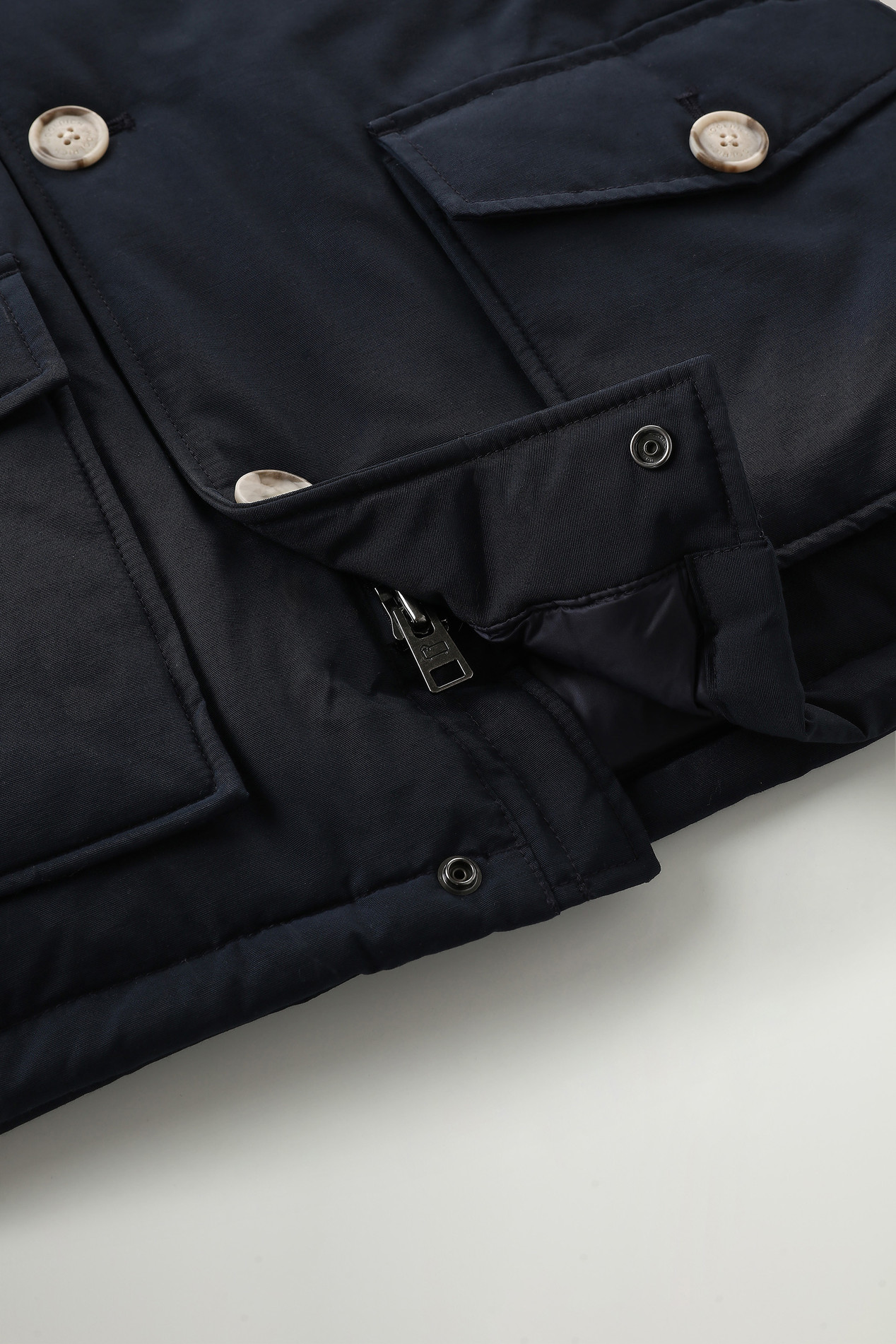 Boys' Arctic Parka in Ramar Cloth Blue photo 4 | Woolrich