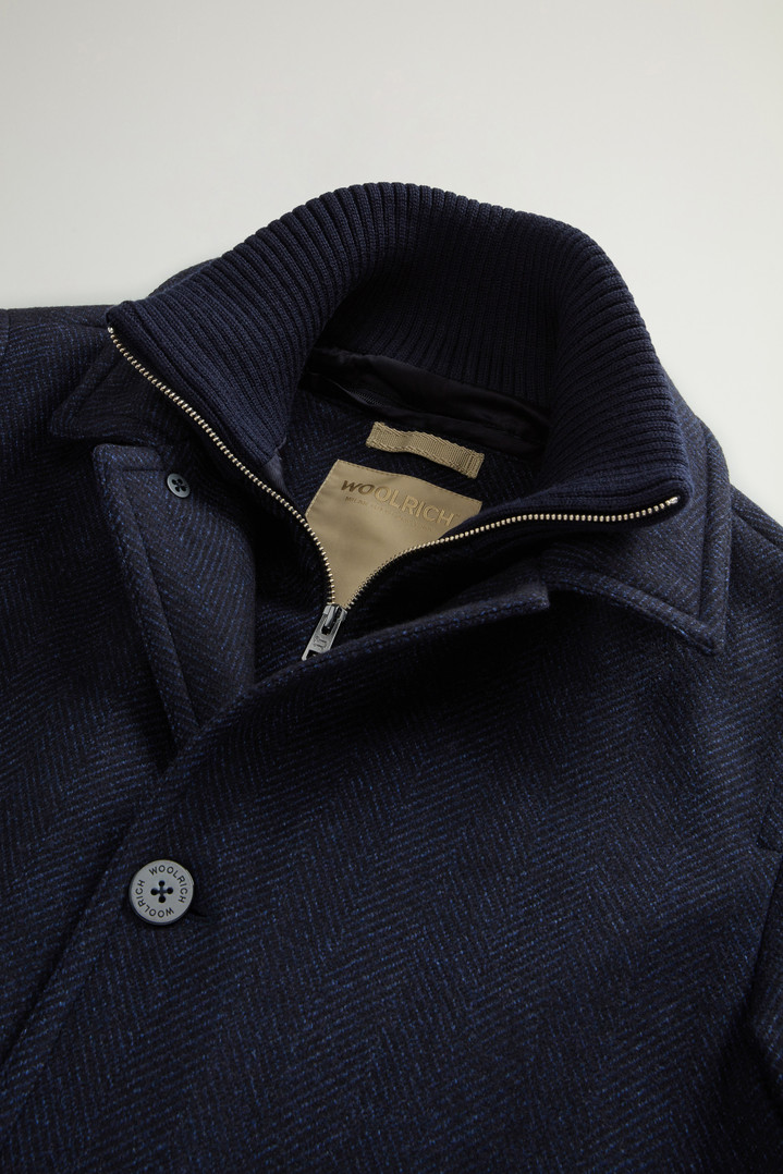 Coat in Pure Italian Wool Crafted Using a Loro Piana Fabric Blue photo 6 | Woolrich