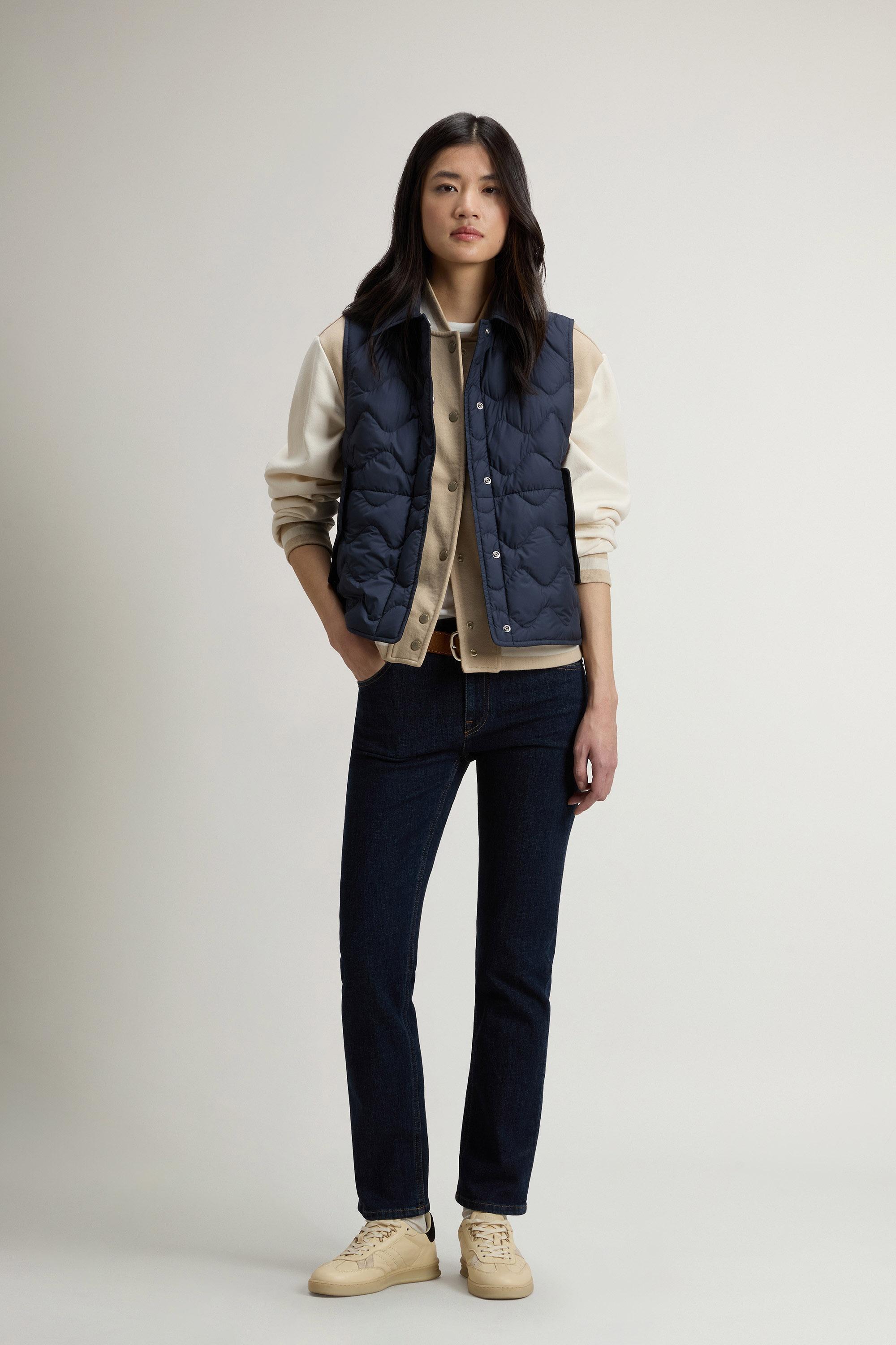 Quilted Microfiber Heritage Vest Blue photo 1 | Woolrich