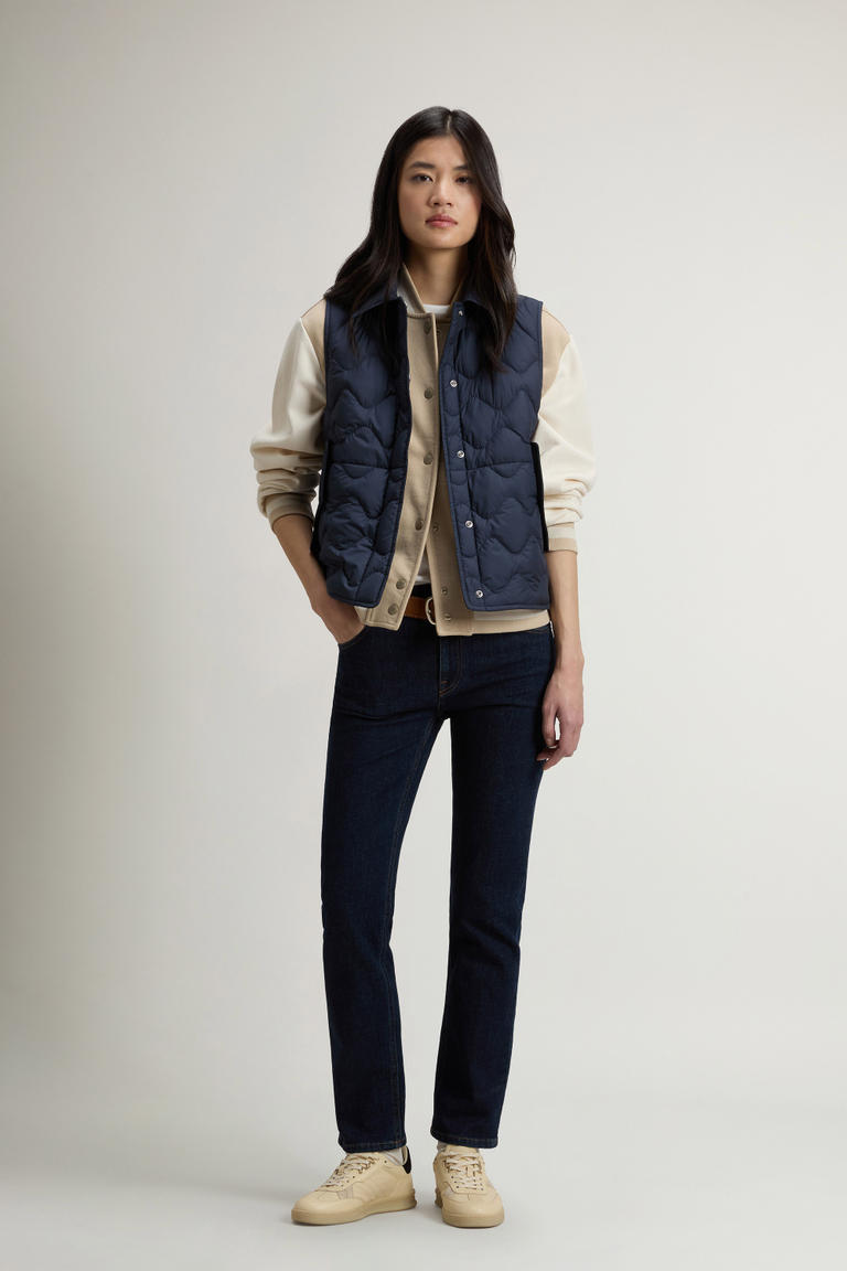 Heritage Steppweste aus Mikrofaser Blau photo 1 | Woolrich