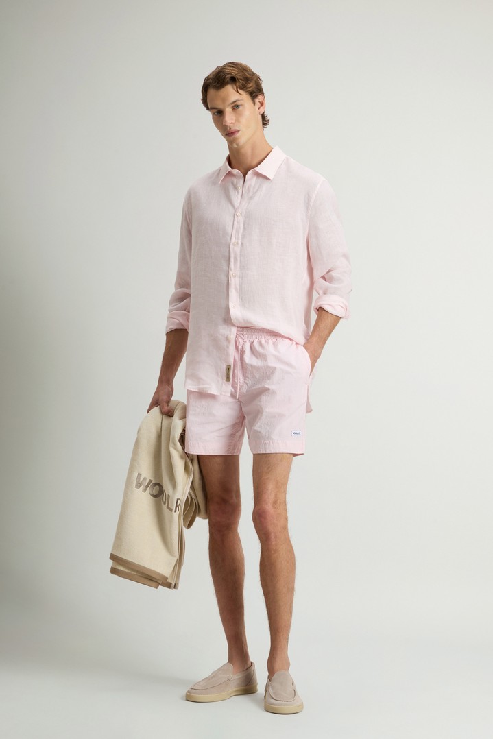 SOLID SWIM SHORTS Pink photo 1 | Woolrich