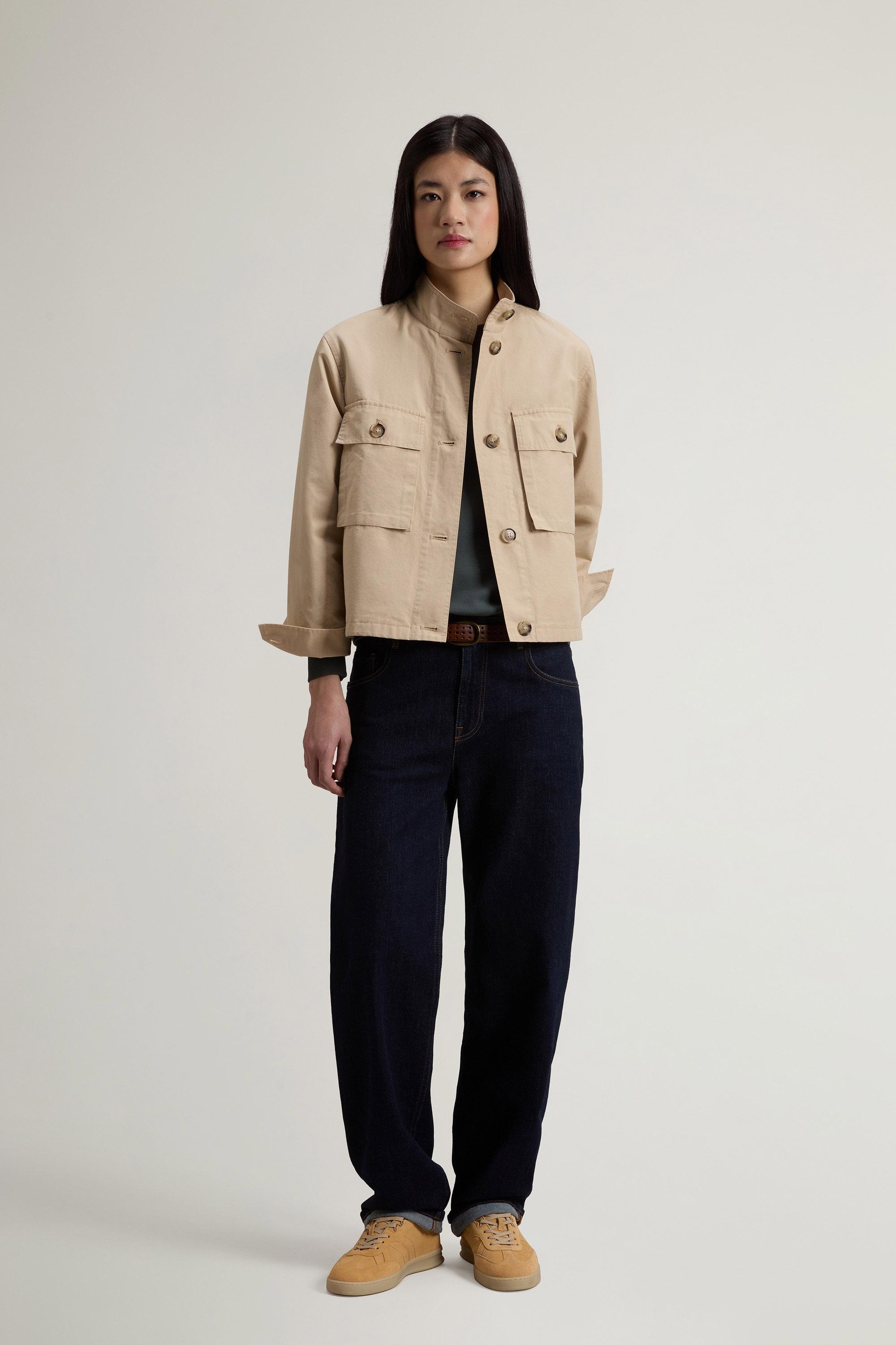 Field Overshirt in Washed Pure Cotton Beige photo 1 | Woolrich