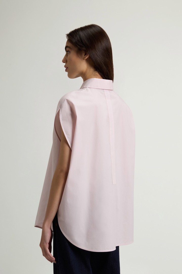 Pure Cotton Poplin Blouse Pink photo 3 | Woolrich