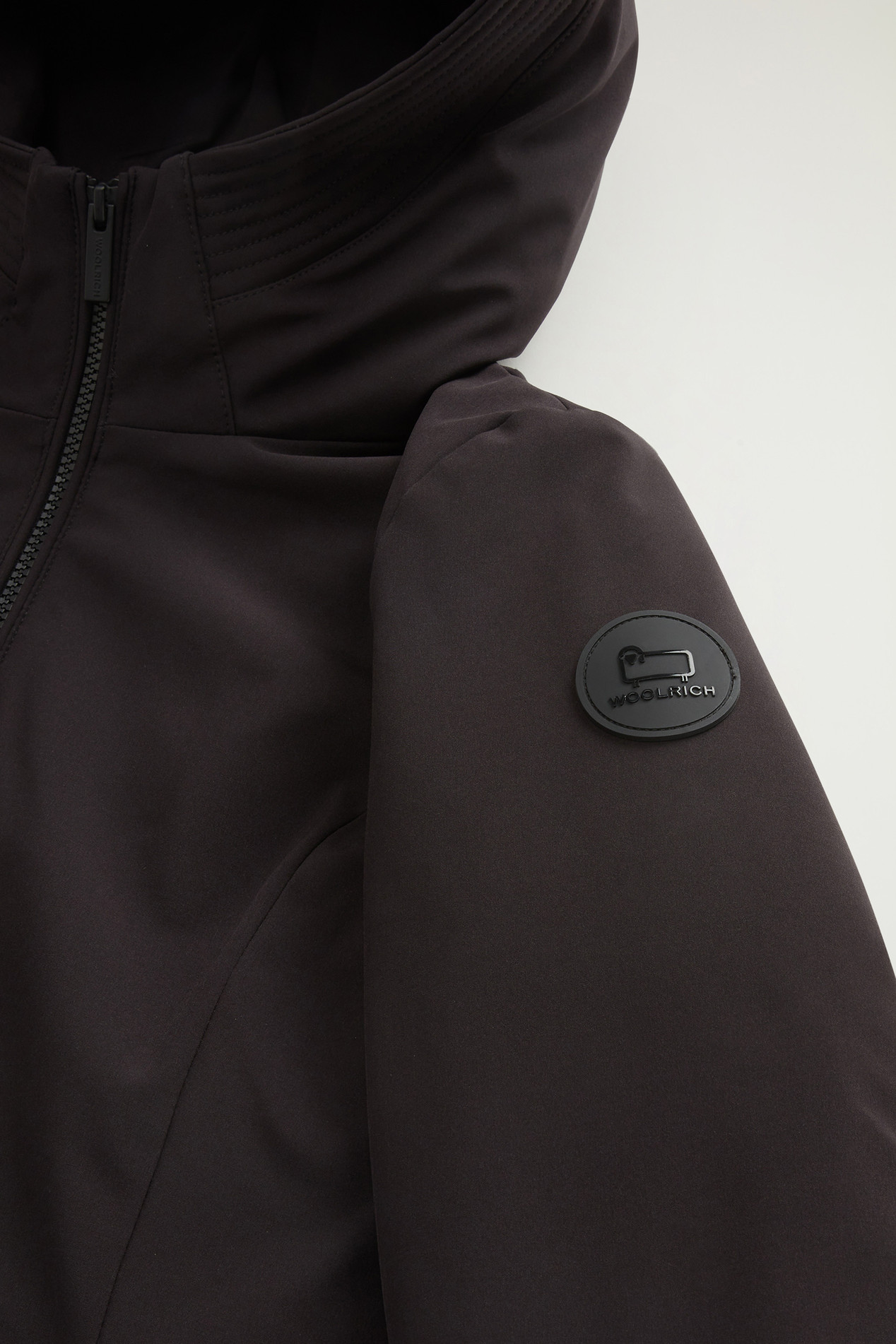 Firth Parka in Tech Softshell Black photo 3 | Woolrich