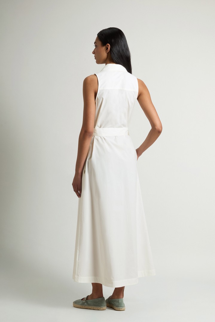 COTTON POPLIN SHIRT DRESS Weiß photo 3 | Woolrich