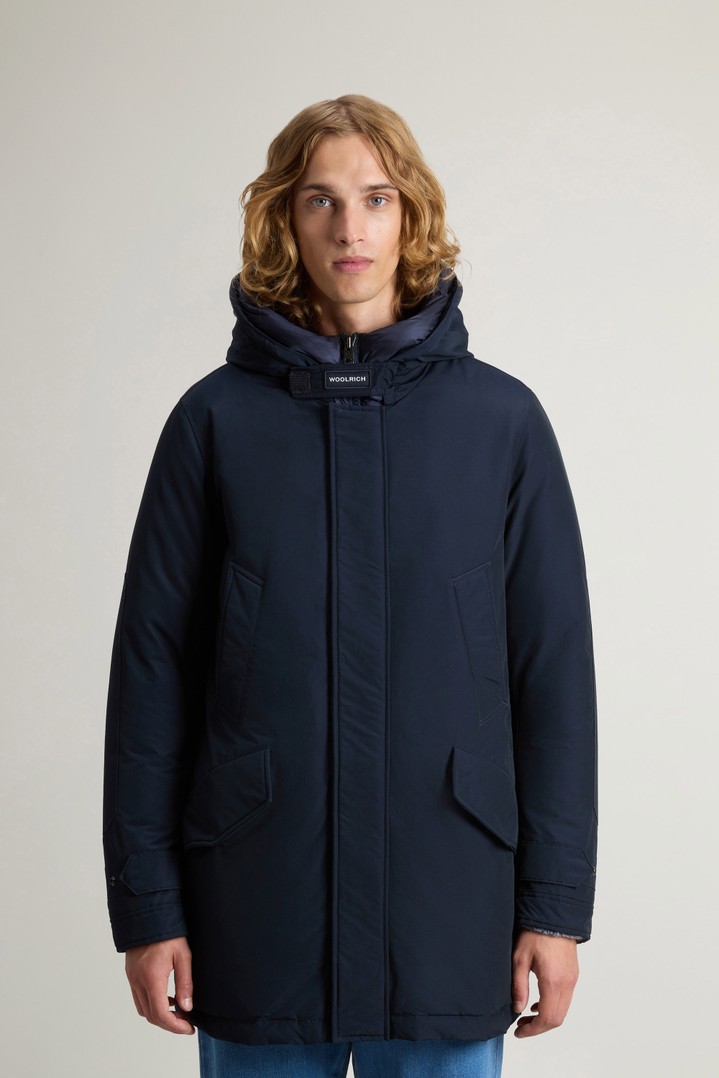 Polar Parka in Ramar Cloth with High Collar Blue photo 1 | Woolrich