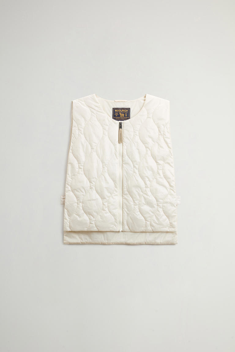 Packable Quilted Vest in Urban Light Nylon White photo 1 | Woolrich