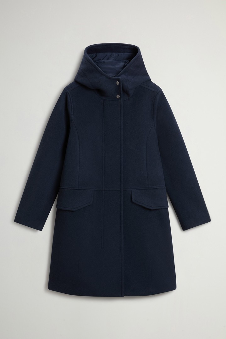 MELTON WOOL PARKA Blau photo 5 | Woolrich
