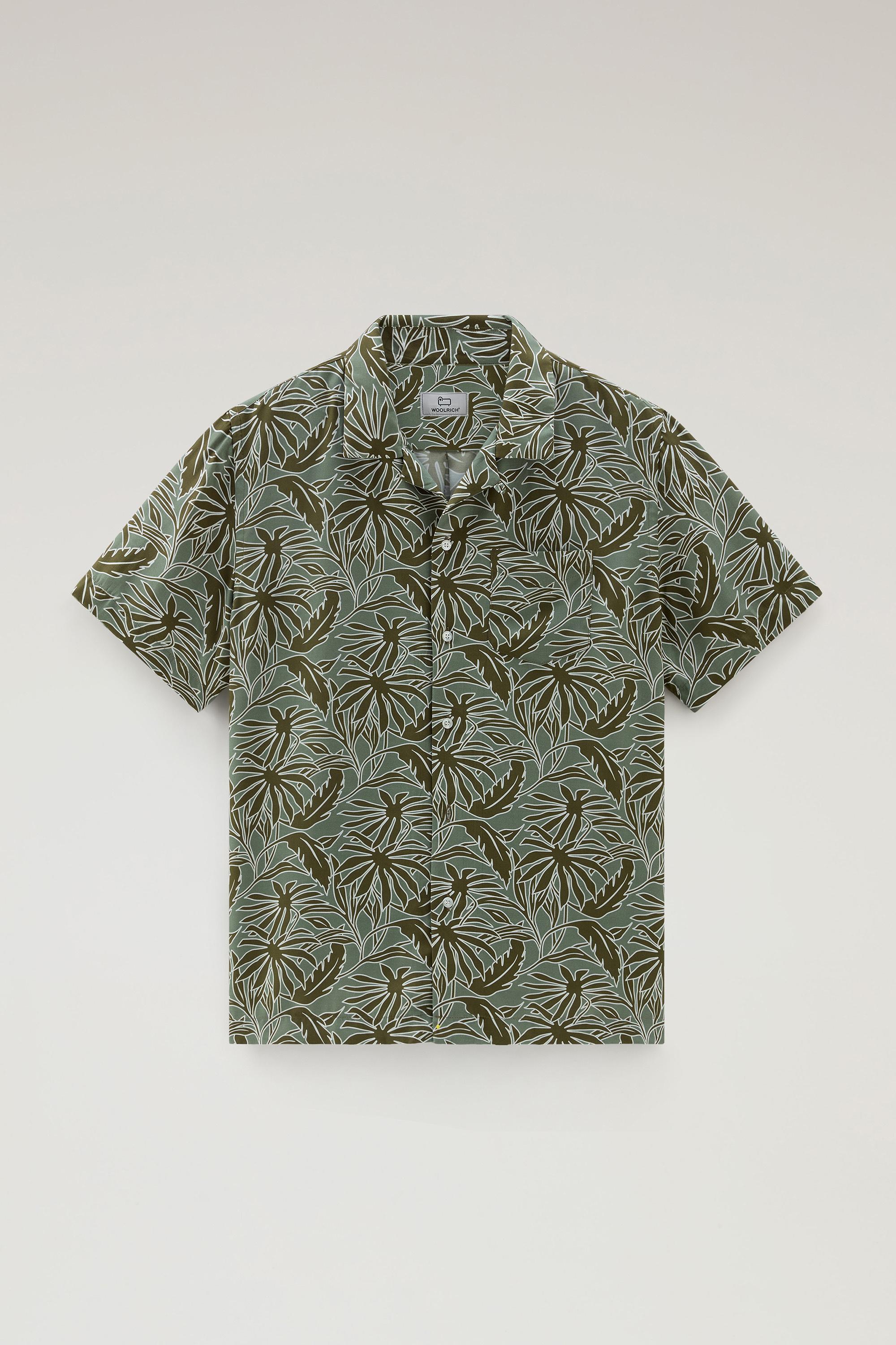 Shirt with Tropical Print Green photo 1 | Woolrich