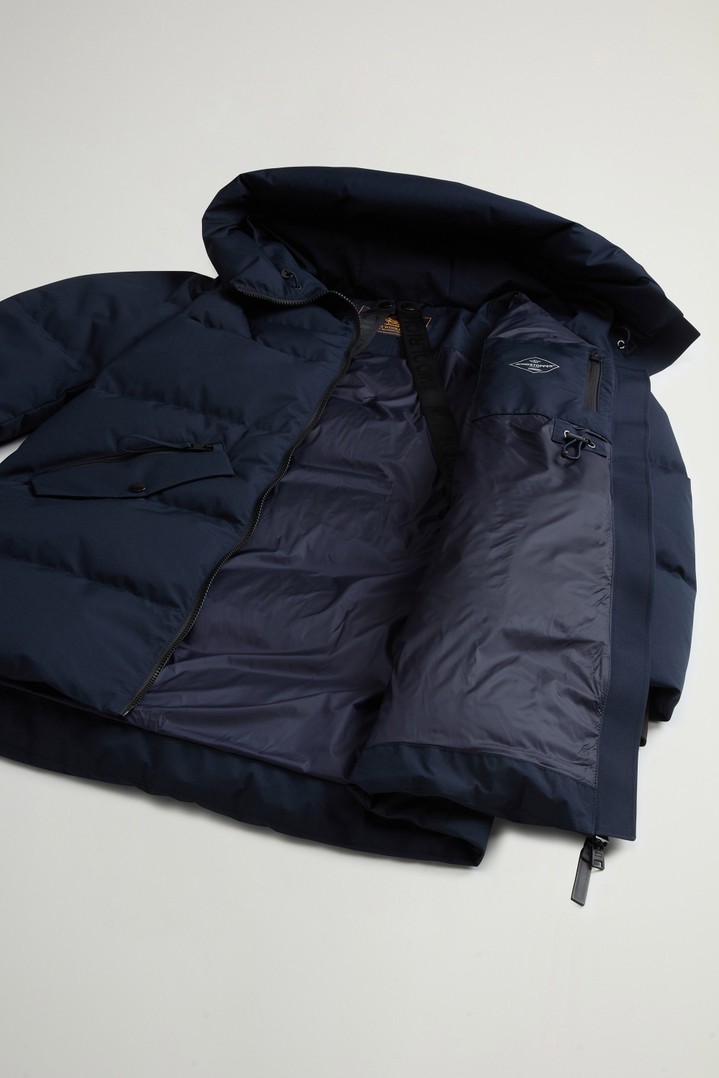 Quilted Parka in WINDSTOPPER® by GORE-TEX® Fabric Blue photo 8 | Woolrich