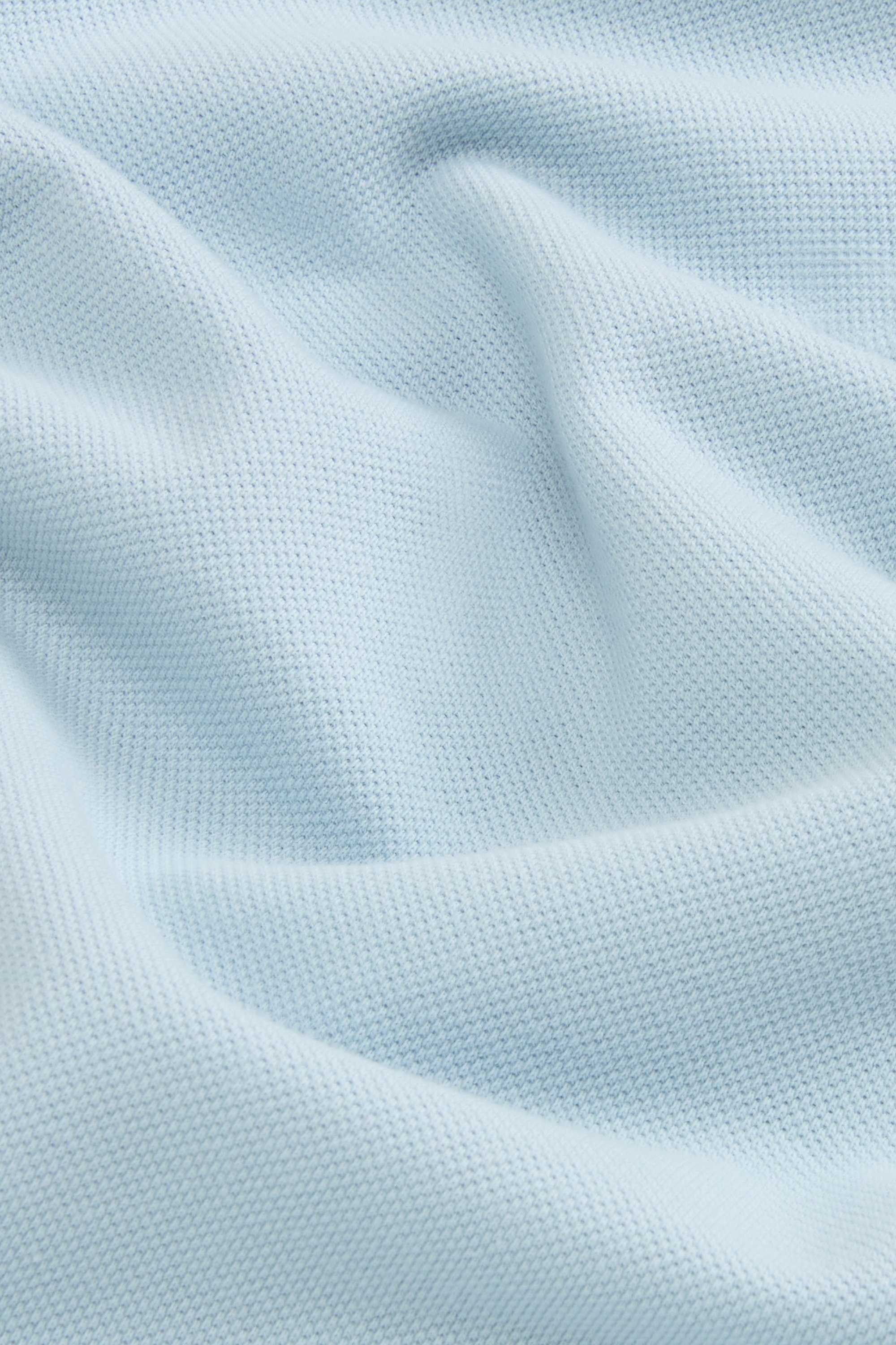 Pure Cotton Pique Polo Blue photo 4 | Woolrich