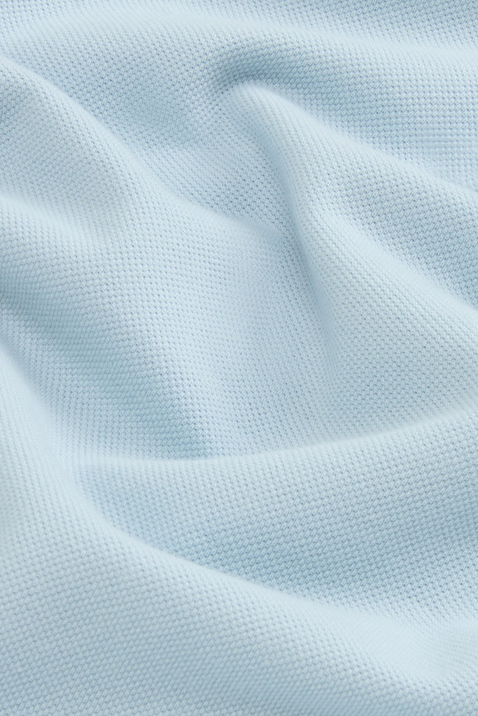 Pure Cotton Pique Polo Blue photo 4 | Woolrich