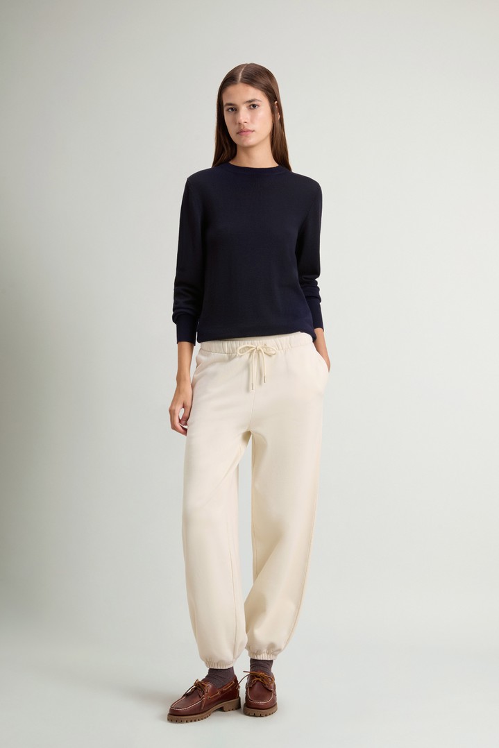 Sweatpants in Pure Cotton Fleece White photo 2 | Woolrich