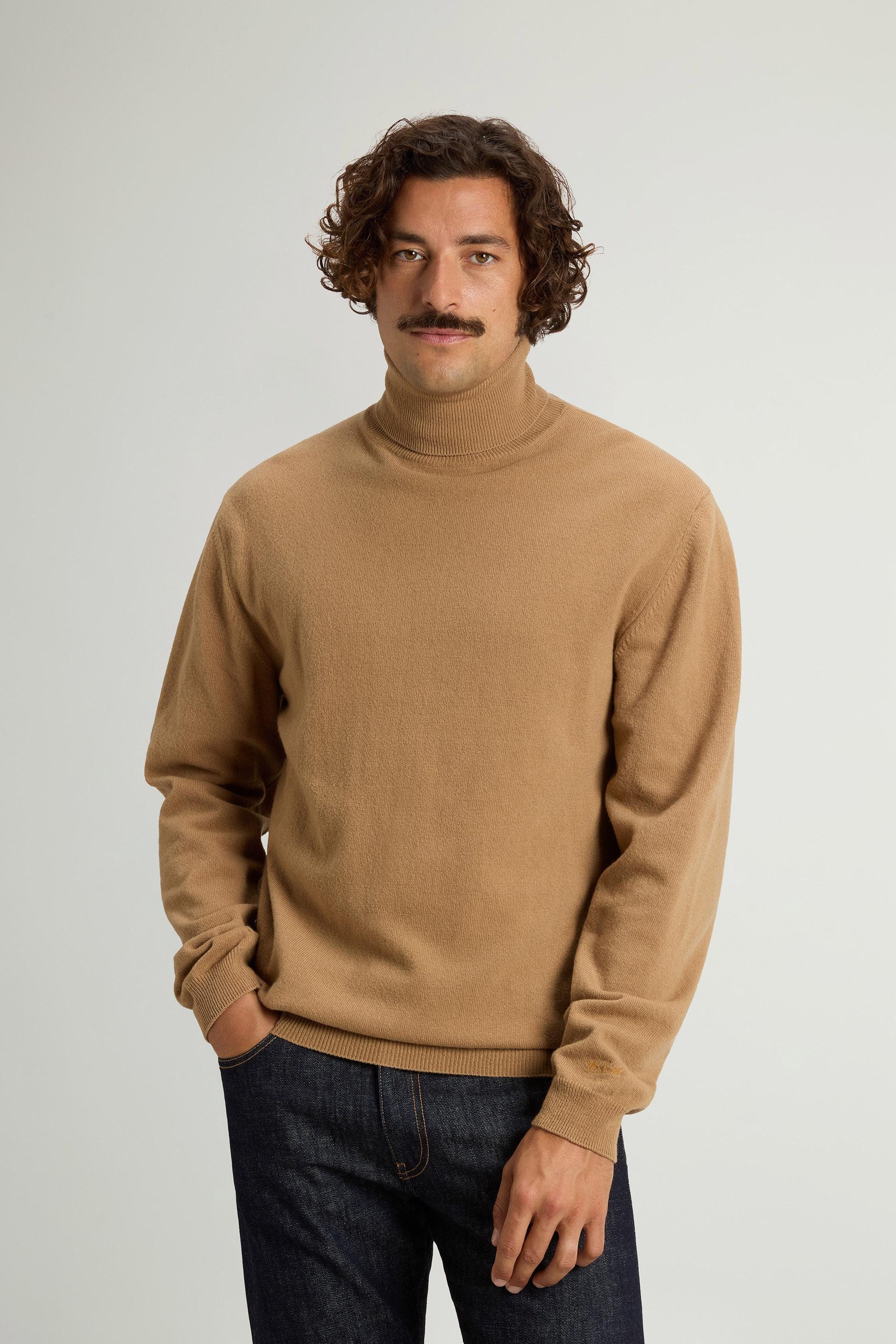 Turtleneck Sweater in Pure Virgin Wool Brown photo 1 | Woolrich