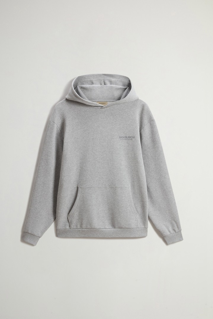 MACRO LOGO HOODIE Gray photo 5 | Woolrich