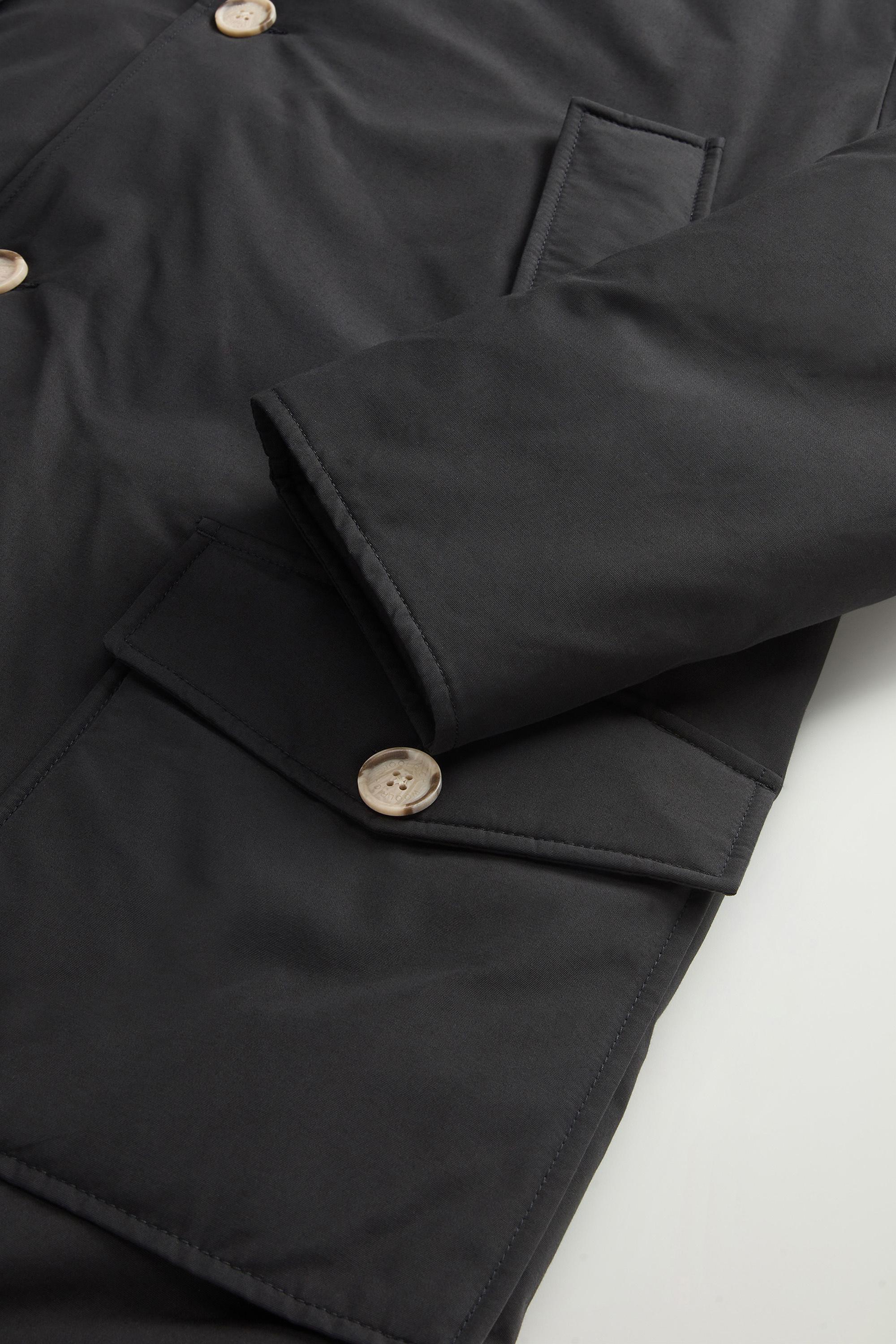 Arctic Parka aus Ramar Cloth mit abnehmbarem Pelzbesatz Schwarz photo 7 | Woolrich