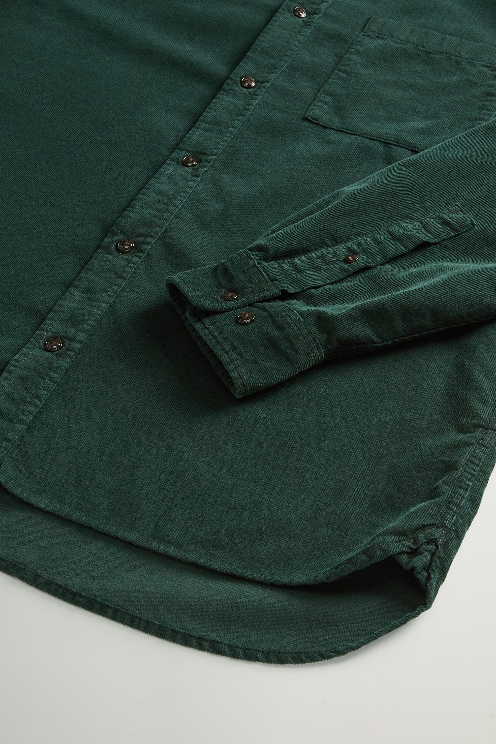 CORDUROY MACKEY SHIRT GD Green photo 7 | Woolrich