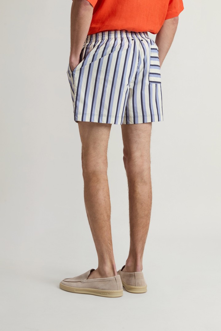 PRINTED SWIM SHORTS Blue photo 2 | Woolrich