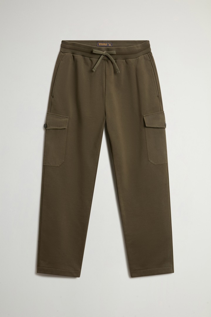 GRAPHIC FLEECE SWEATPANT Green photo 4 | Woolrich