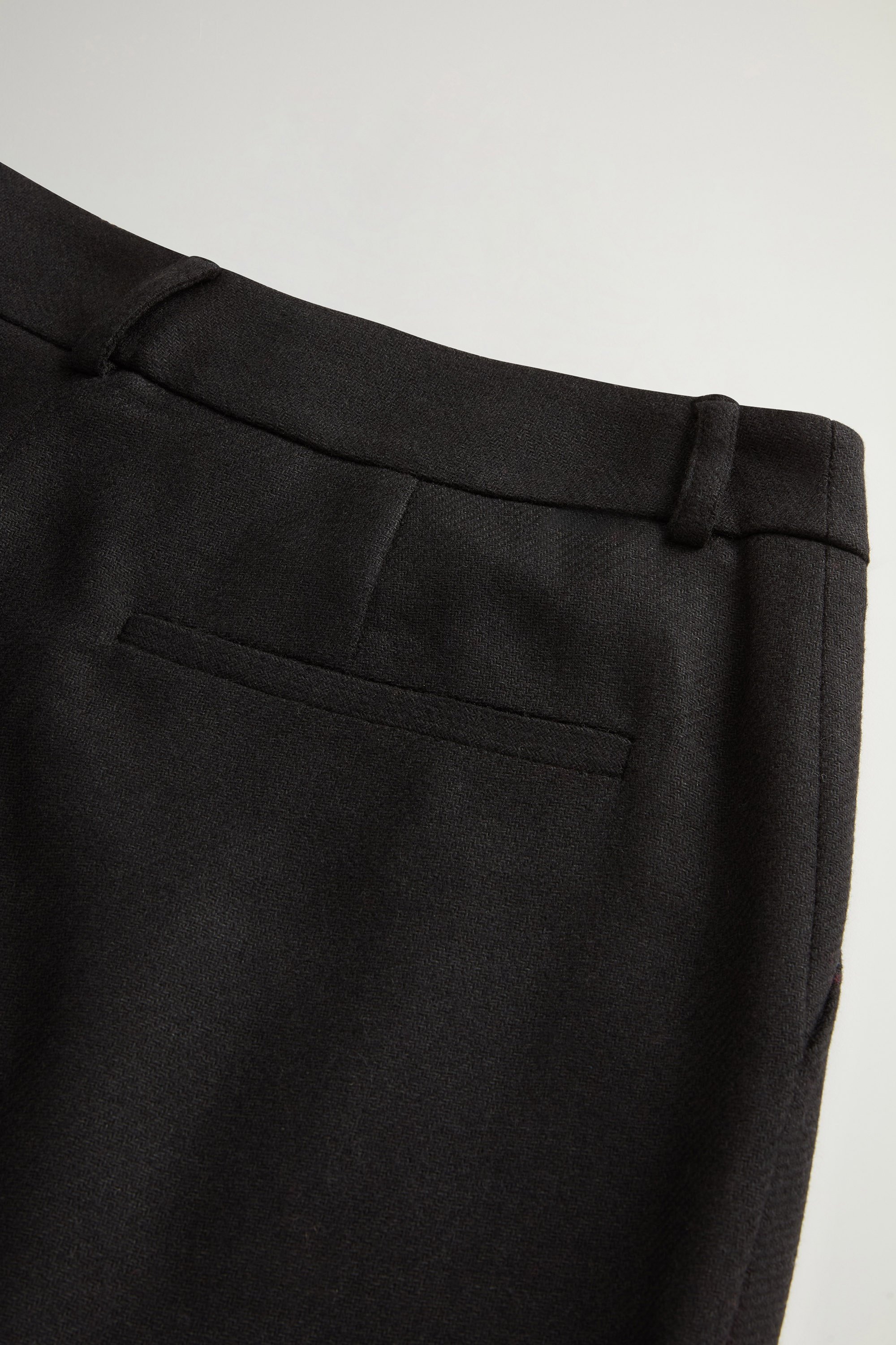 Pantalon en flanelle de laine mélangée Noir photo 6 | Woolrich