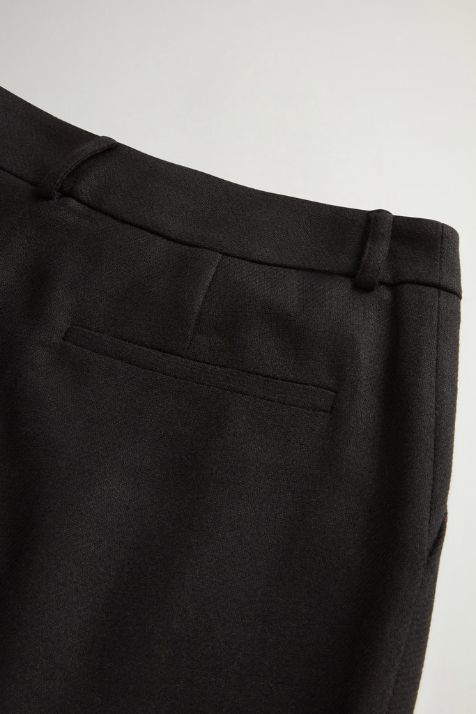 Pantalon en flanelle de laine mélangée Noir photo 6 | Woolrich