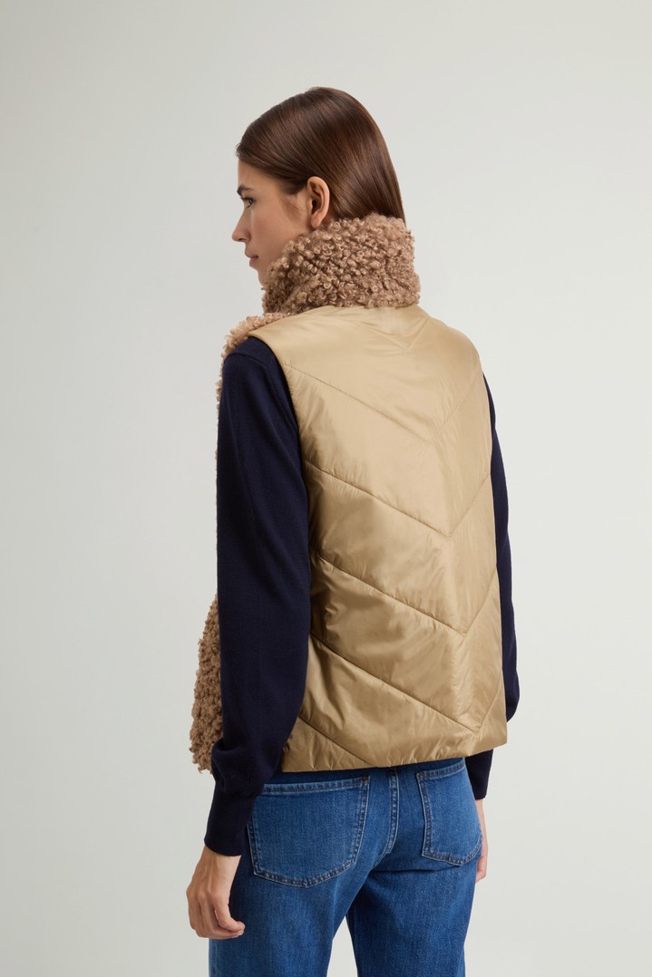 HYBRID CURLY VEST Beige photo 3 | Woolrich