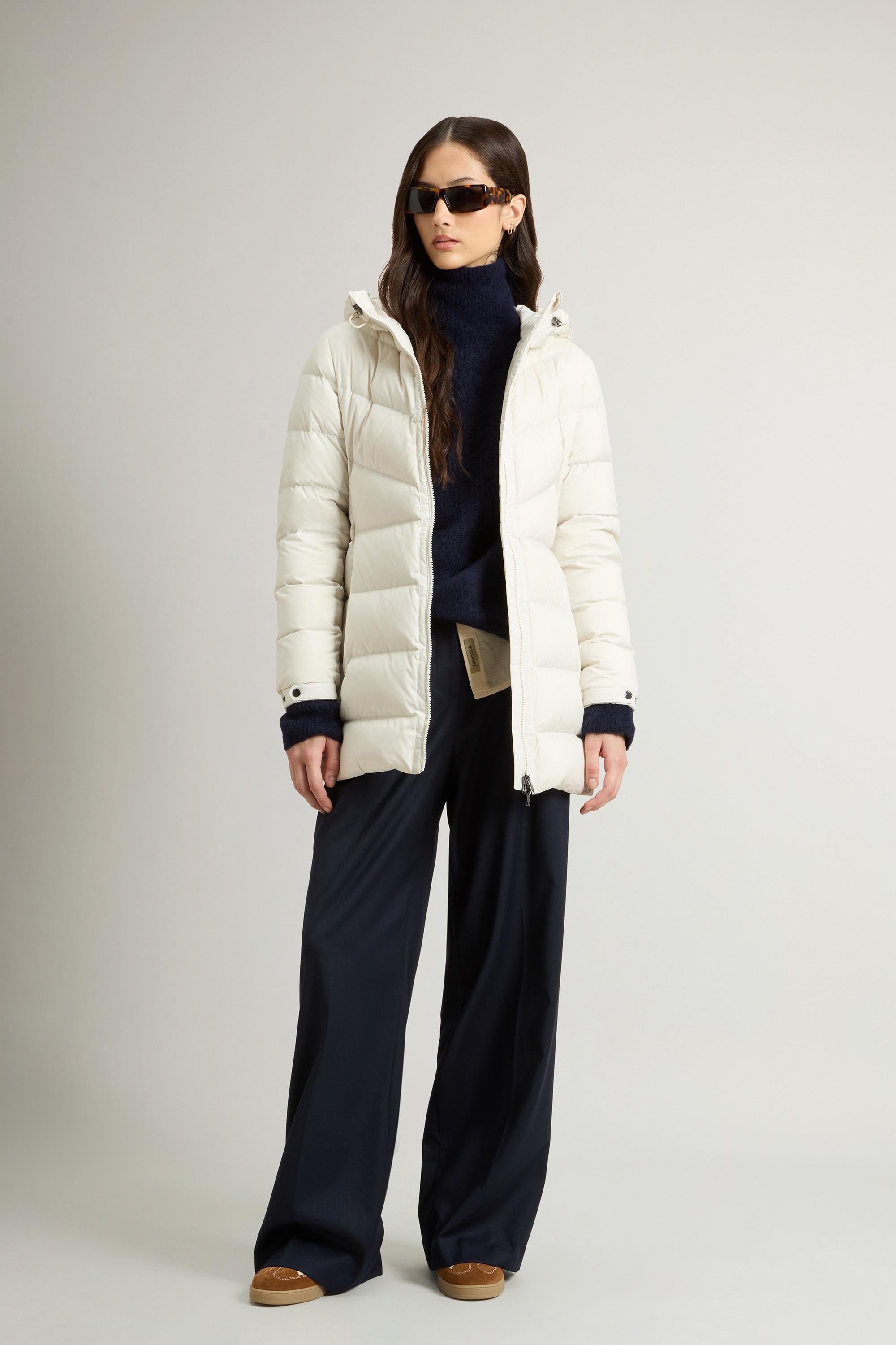 Shirley Down Jacket in Microfiber White photo 1 | Woolrich