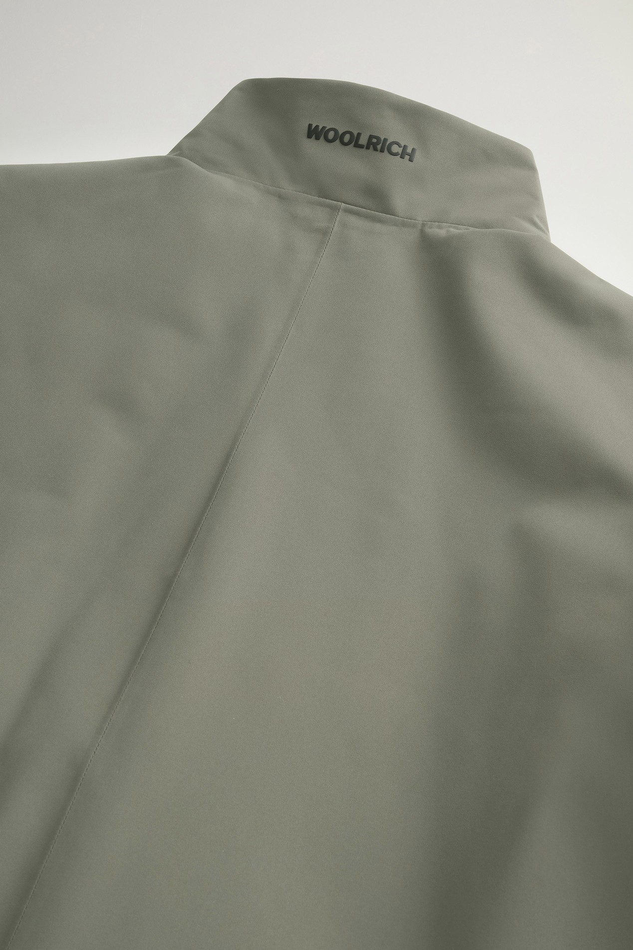 2-In-1 Overcoat in Two-Layered Fabric Green photo 9 | Woolrich