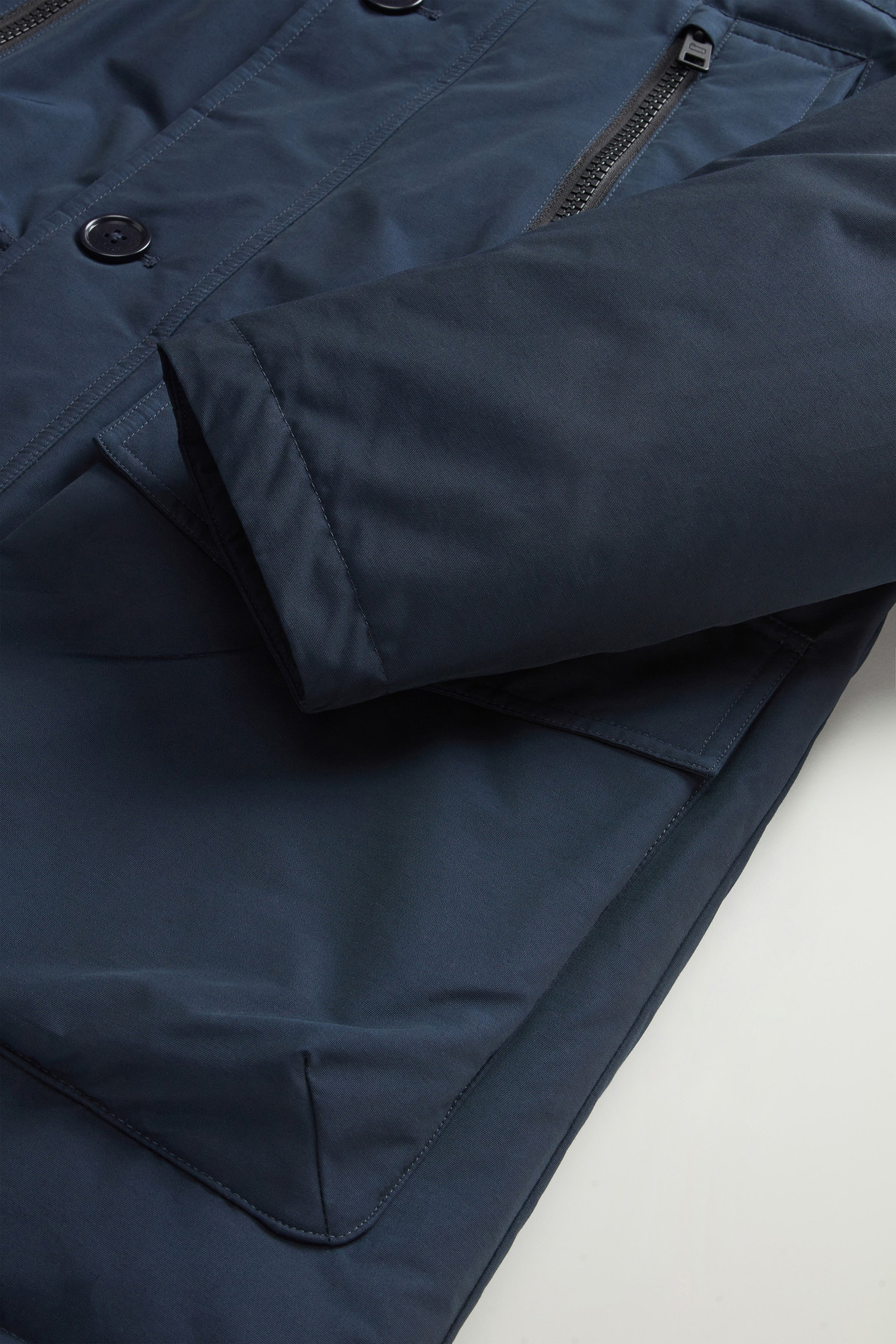 Arctic Parka Evolution in Ramar Cloth Blue photo 8 | Woolrich