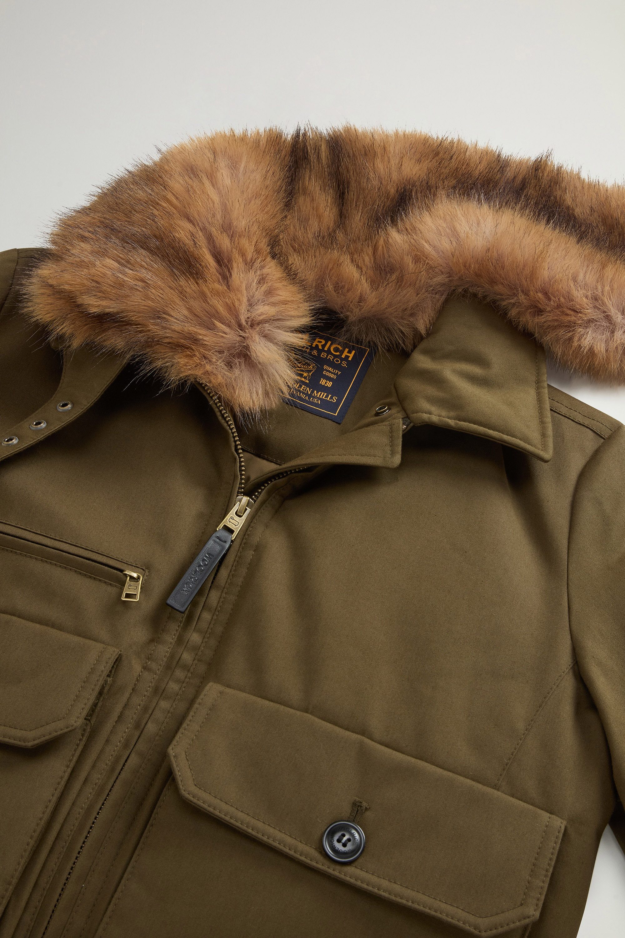 Bomber rembourré en Best Cotton Vert photo 6 | Woolrich