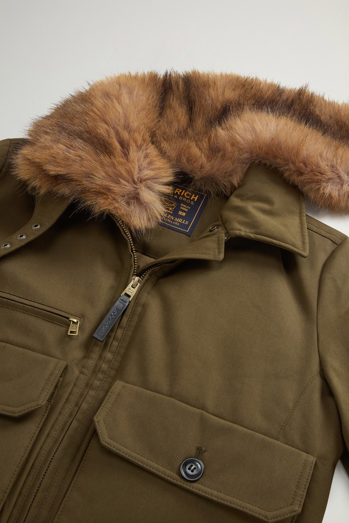 Bomber rembourré en Best Cotton Vert photo 6 | Woolrich