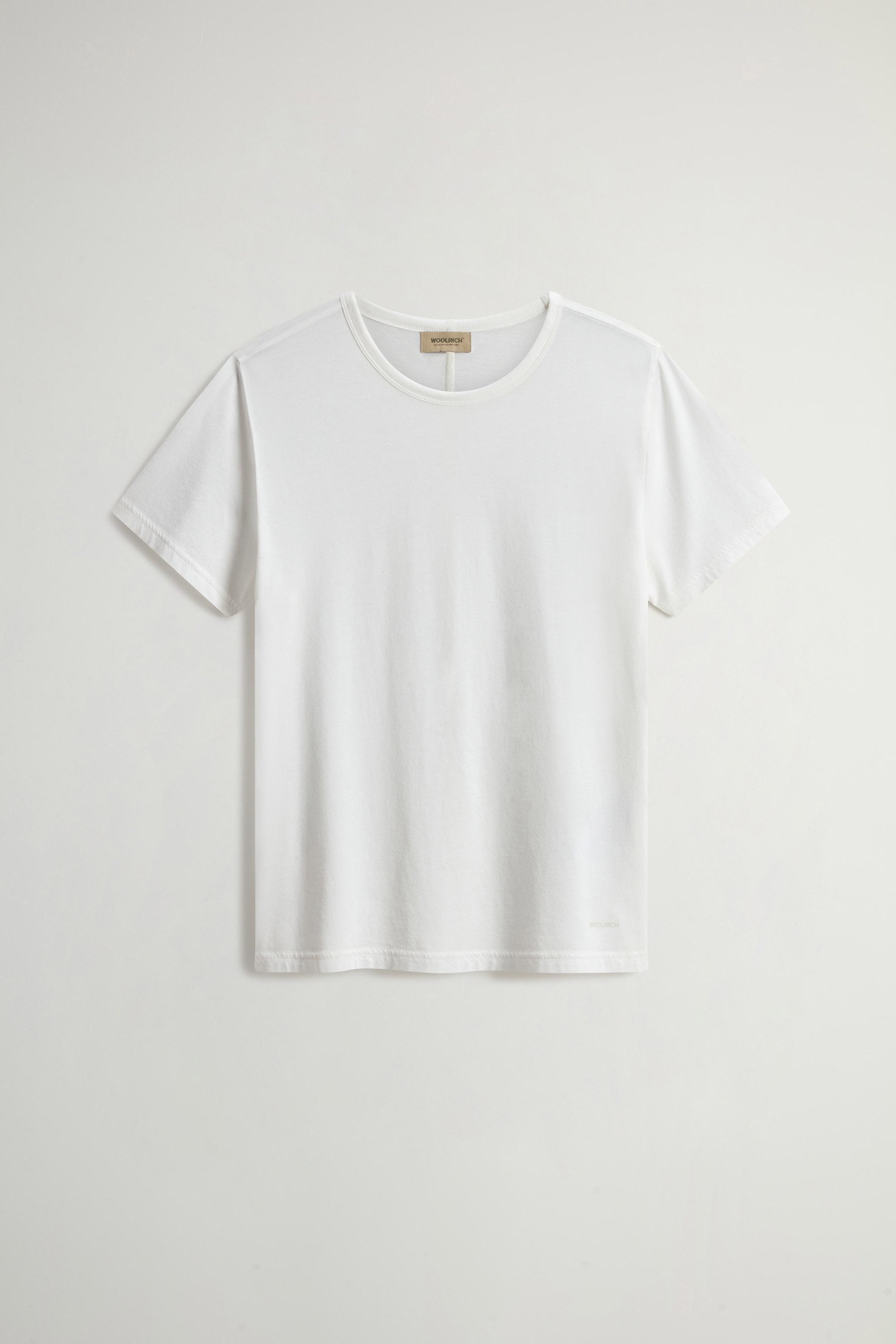 LUXE JERSEY T-SHIRT White photo 5 | Woolrich
