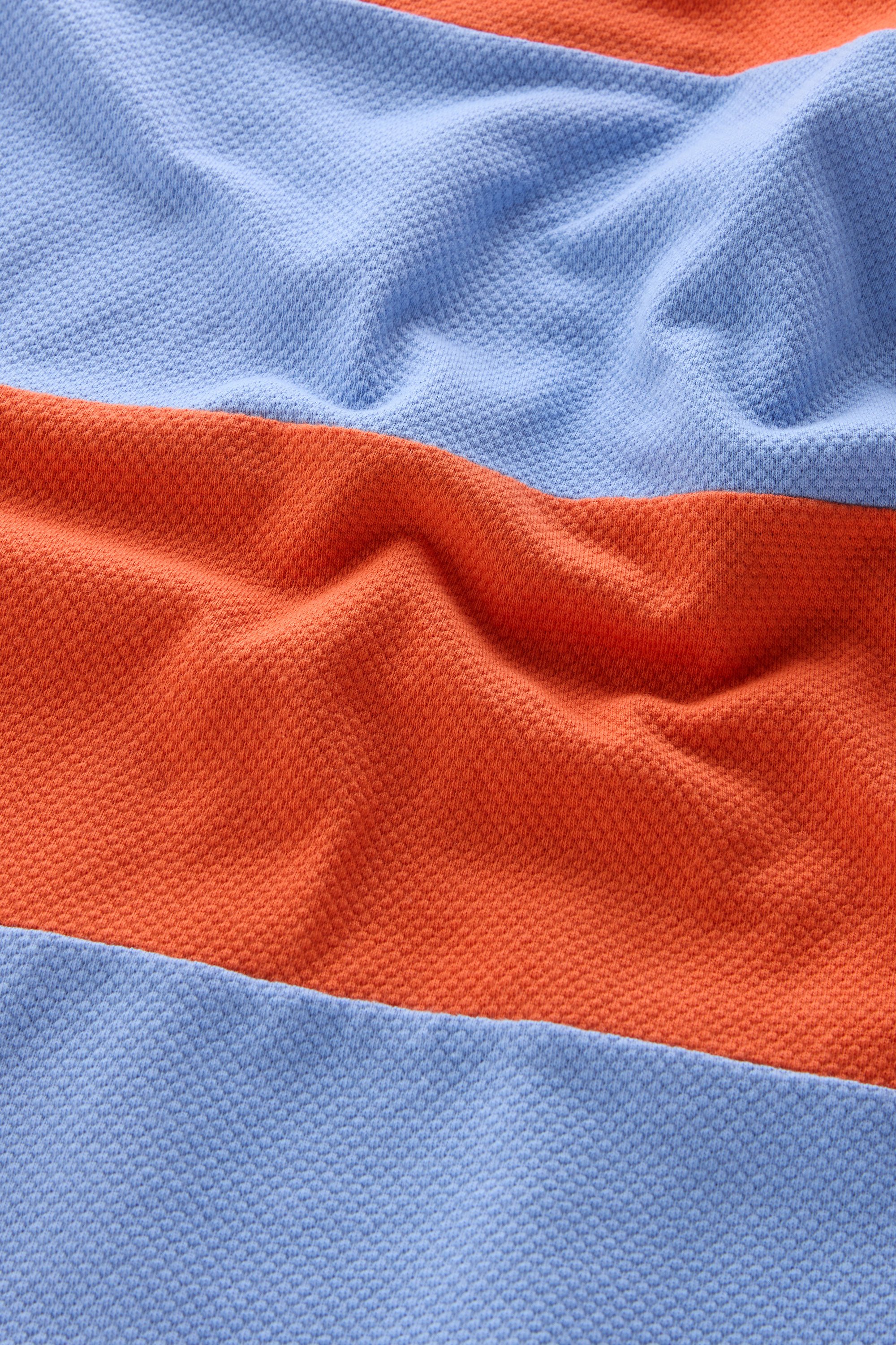 Striped Pure Cotton Piquet Polo Shirt Multicolor photo 4 | Woolrich