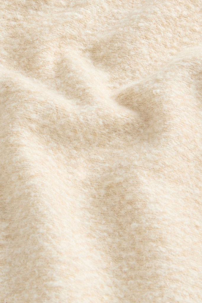 MIXED FLEECE CREWNECK Beige photo 6 | Woolrich