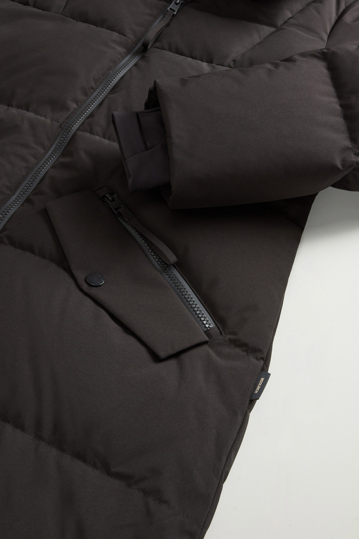 Long down Jacket in WINDSTOPPER GORE-TEX Black photo 8 | Woolrich