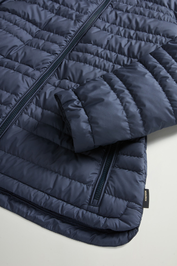 Padded Microfiber Jacket Blue photo 7 | Woolrich