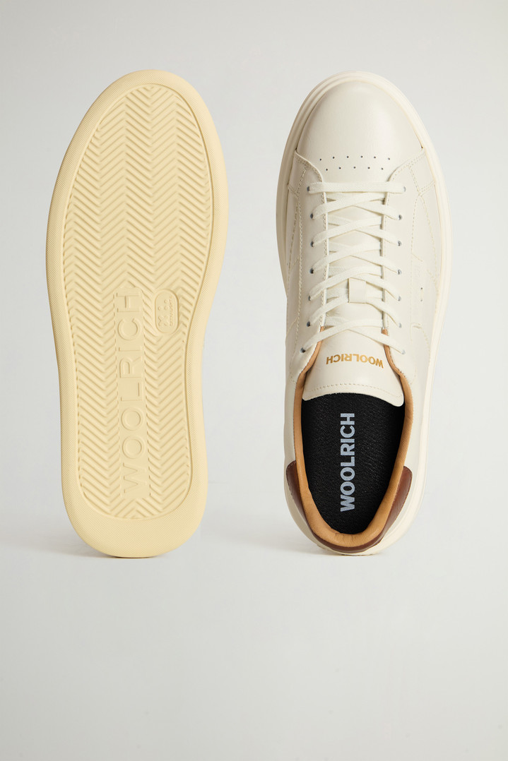 Arrow Sneakers in Leather White photo 4 | Woolrich